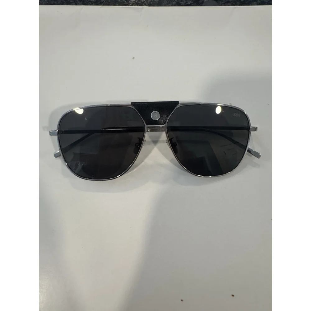 Berluti BL40030U Sunglasses Silver Clear Black, 59°13, 150 Eyewear